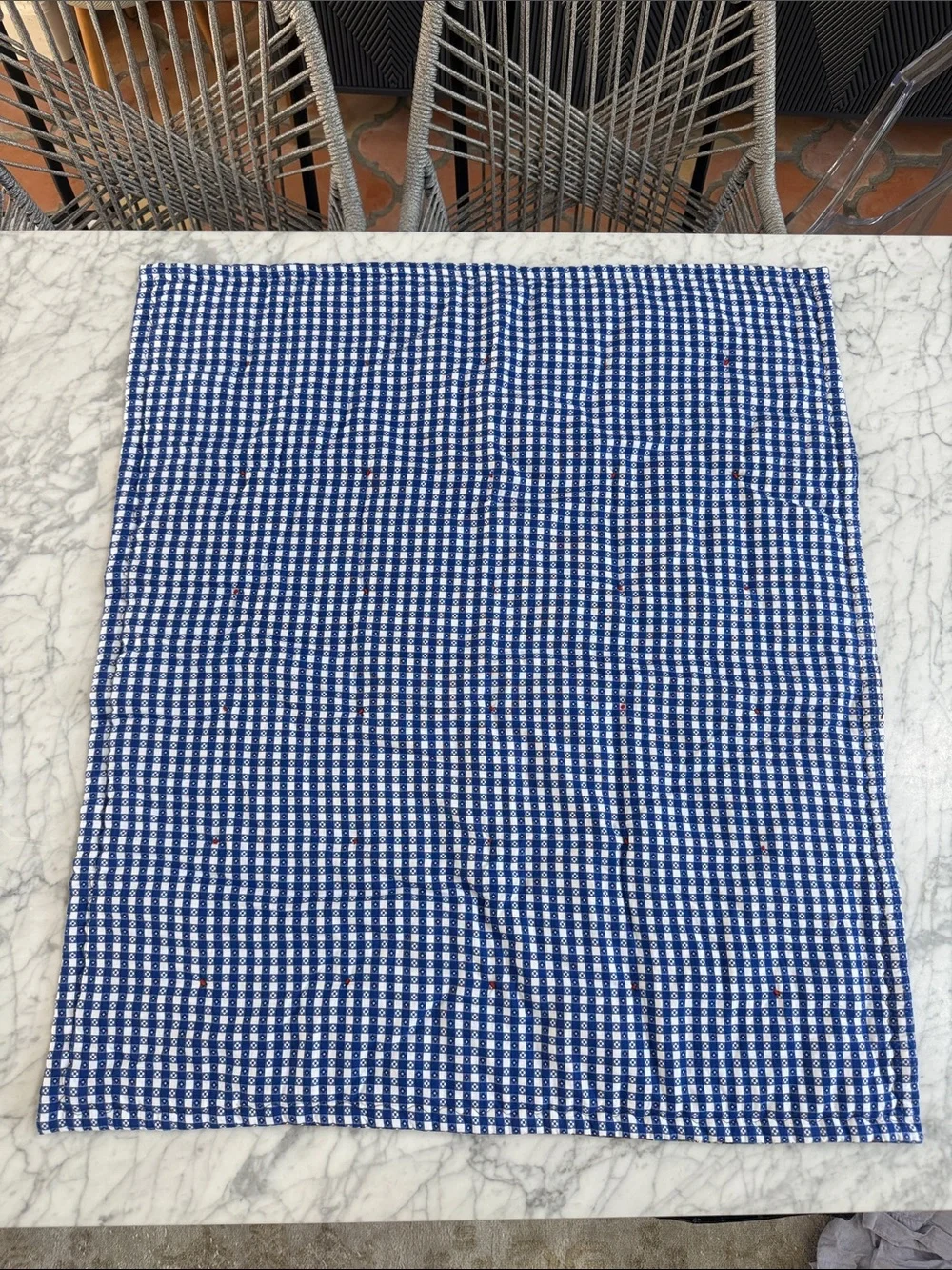 Handmade Baby Patchwork Sports Padres Quilt Crib Quilt 31x35”